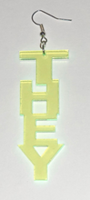 Load image into Gallery viewer, They Pronoun Single Earring