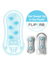 Load image into Gallery viewer, Tenga Flip Orb Blue Rush Masturbation Sleeve