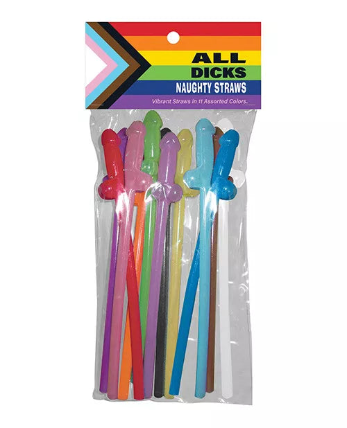 All DIcks Naughty Party Straws