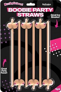 Boobie Party Straws