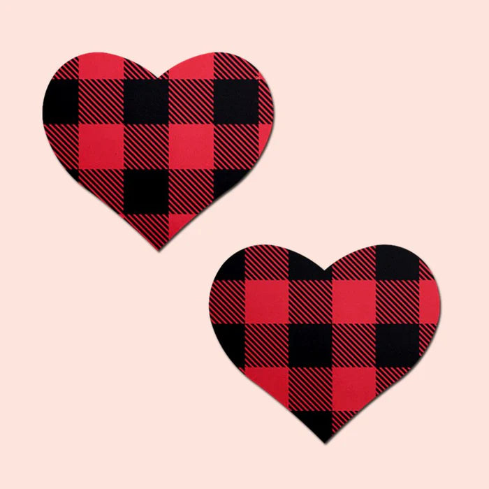 PST Plaid Buffalo Heart