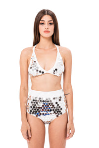 Disc Sequin Booty Shorts