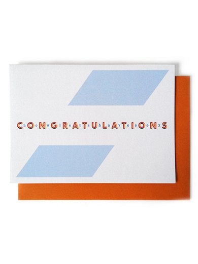 Congratulations Lusty Letter Greeting Card