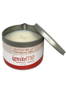 Ignite Me Massage Candle Sweeten Me Up (Pomegranate Mint)