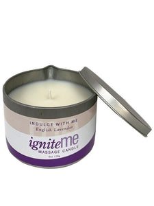 Ignite Me Massage Candle Indulge With Me (English Lavender)