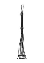 Load image into Gallery viewer, Braided Flogger Black
