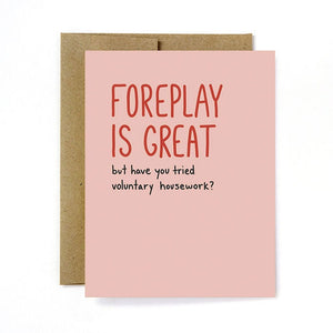 Foreplay is Great Card