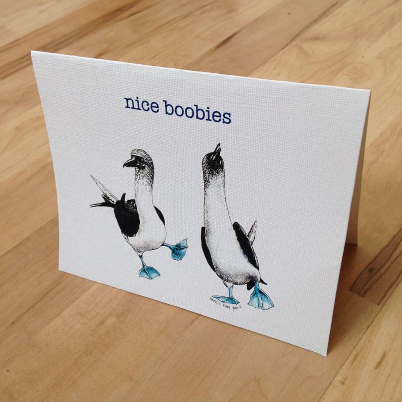 Nice Boobies Card