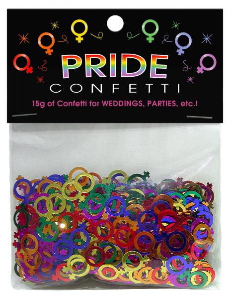 Pride Confetti Female Sign (PRD)