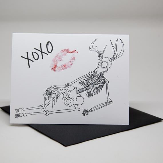 Spooksvilla Deer Love Card